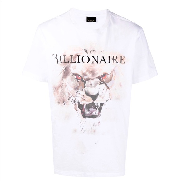 BILLIONAIRE lion print t-shirt